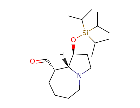 (6S,7R,8S)-8-triisopropylsilyloxy-1-azabicyclo[5.3.0]decane-6-carbaldehyde