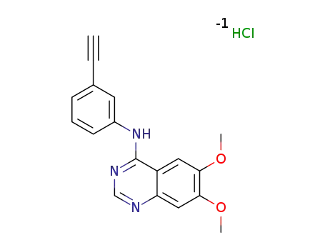 6,7-dimethoxyquinazolin-4-yl-(3-ethynylphenyl)amine hydrochloride