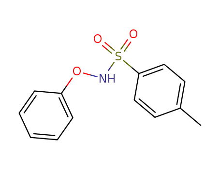 Molecular Structure of 65109-75-3 (Benzenesulfonamide, 4-methyl-N-phenoxy-)