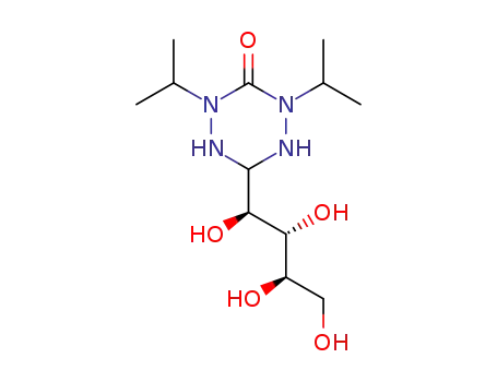 1'S,2'S,3'R-2,4-diisopropyl-6-(1',2',3',4'-tetrahydroxybutyl)-1,2,4,5-tetrazinan-3-one