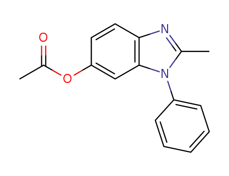 2-methyl-1-phenyl-1H-benzo[d]imidazol-6-yl acetate