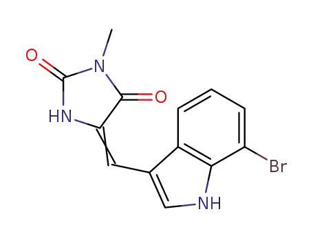 5-((7-bromo-1H-indol-3-yl)methylene)-3-methylimidazolidine-2,4-dione