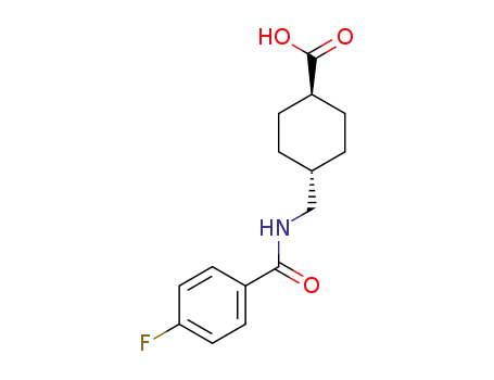 trans-4-(4-fluorobenzamidomethyl)cyclohexanecarboxylic acid