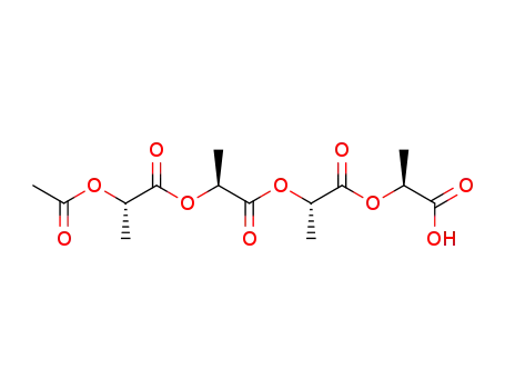 (S)-2-{(S)-2-[(S)-2-((S)-2-acetoxypropionyloxy)propionyloxy]propionyloxy}propionic acid