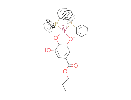[Pt(propyl 3,4,5-trihydroxybenzoate)(triphenylphosphine)2]