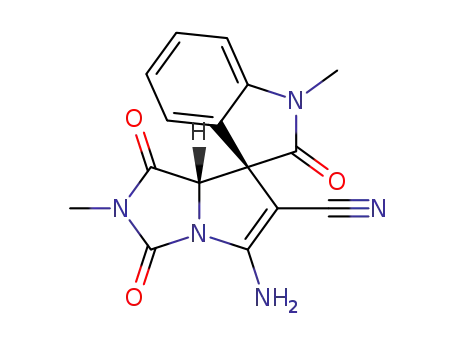 (trans-3,7a')-5'-amino-1,2'-dimethyl-1',2,3'-trioxo-1',2',3',7a'-tetrahydrospiro[indoline-3,7'-pyrrolo[1,2-c]imidazole]-6'-carbonitrile