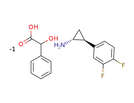 (1R,2S)-2-(3,4-difluorophenyl)cyclopropylamine mandelate