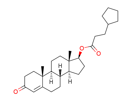 58-20-8,Testosterone cypionate,Testosterone,cyclopentanepropionate (6CI,7CI,8CI);Cyclopentanepropionic acid, ester withtestosterone (8CI);17b-Hydroxyandrost-4-en-3-one cyclopentanepropionate;DepAndro 100;DepAndro 200;Depo-testosterone;Depotest;Depovirin;NSC 9157;Pertestis;Testex Leo;Testodrinprolongatum;Testosterone 17b-cyclopentanepropionate;Testosterone 17b-cypionate;Testosterone cyclopentylpropionate;Testosterone cypionate;Testosterone, 3-cyclopentanepropionate;Virilon;