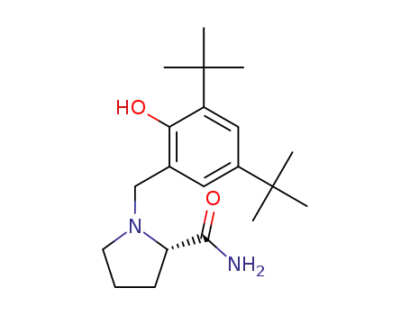 (2S)-1-(3,5-di-tert-butyl-2-hydroxybenzyl)pyrrolidine-2-carboxamide