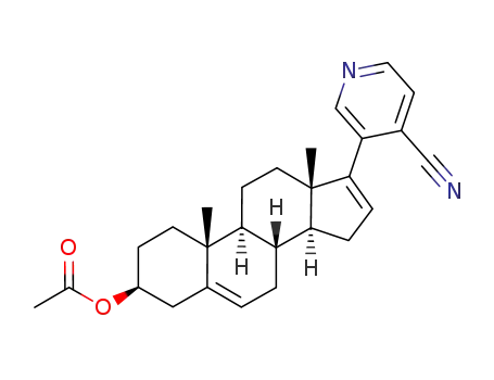 (3S,8R,9S,10R,13S,14S)-17-(4-cyanopyridin-3-yl)-10,13-dimethyl-2,3,4,7,8,9,10,11,12,13,14,15-dodecahydro-1H-cyclopenta[a]phenanthren-3-yl acetate
