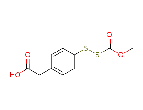 methoxycarbonylsulfenyl-4-mercaptophenylacetic acid