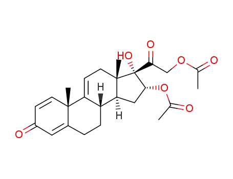 16α,21-diacetoxy-17-hydroxy-pregna-1,4,9(11)-triene-3,20-dione