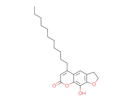 9-hydroxy-5-undecyl-2,3-dihydro-furo[3,2-g]chromen-7-one