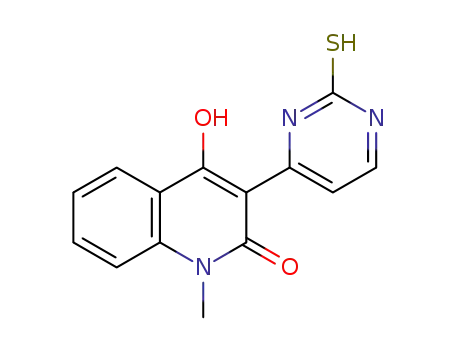 4-hydroxy-3-(2-mercaptopyrimidin-4-yl)-1-methylquinolin-2(1H)-one