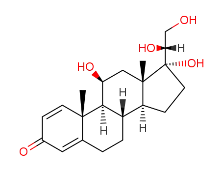 11β,17α,20β,21-tetrahydroxy-1,4-pregnadiene-3-one
