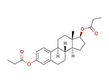 Molecular Structure of 113-38-2 (17-BETA-ESTRADIOL 3,17-DIPROPIONATE)