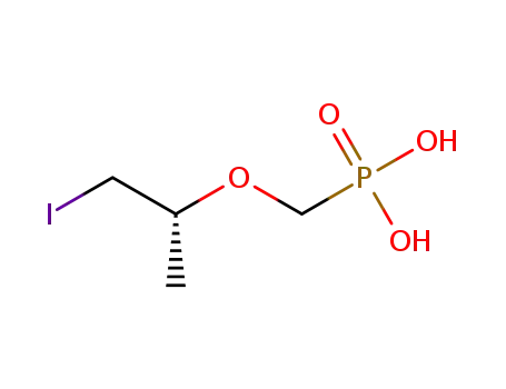 (R)-[1-iodo(2-propoxy)]methylphosphonic acid