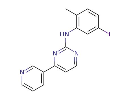 N-(5-iodo-2-methylphenyl)-4-(pyridin-3-yl)pyrimidin-2-amine