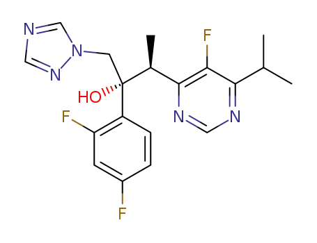 (2R,3S)-2-(2,4-difluorophenyl)-3-(5-fluoro-6-isopropylpyrimidin-4-yl)-1-(1H-1,2,4-triazol-1-yl)butan-2-ol