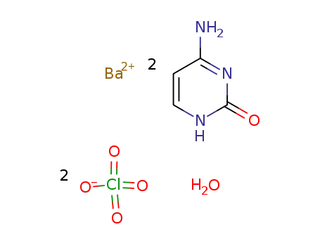 {[Ba(cytosine)2(H2O)](ClO4)2}n