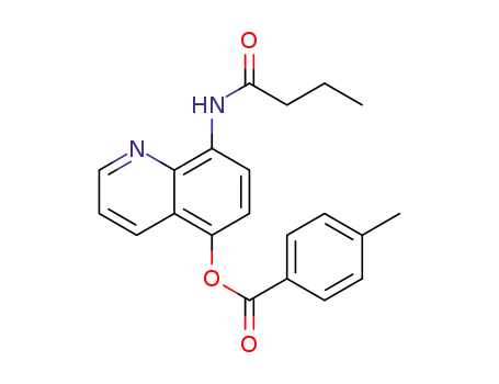 8-butyramidoquinolin-5-yl 4-methylbenzoate