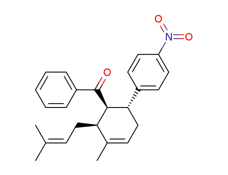 [3-methyl-2-(3-methylbut-2-en-1-yl)-6-(4-nitrophenyl)cyclohex-3-en-1-yl](phenyl)methanone