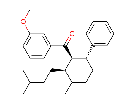 (3-methoxyphenyl)[3-methyl-2-(3-methylbut-2-en-1-yl)-6-phenylcyclohex-3-en-1-yl]methanone