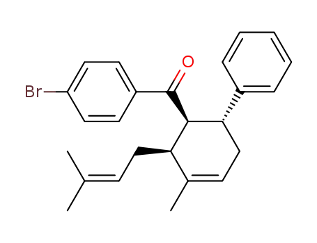 (4-bromophenyl)[3-methyl-2-(3-methylbut-2-en-1-yl)-6-phenylcyclohex-3-en-1-yl]methanone