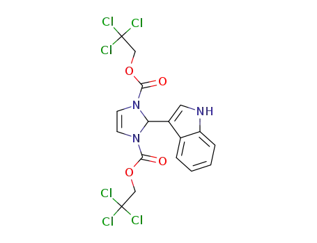 bis(2,2,2-trichloroethyl) 2-(1H-indol-3-yl)-1H-imidazole-1,3(2H)-dicarboxylate