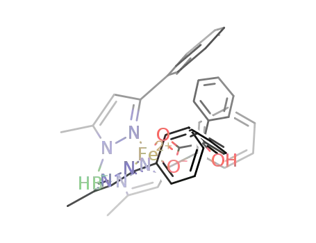 [(hydrotris(3-phenyl-5-methylpyrazol-1-yl)borate)FeII(benzilate)]