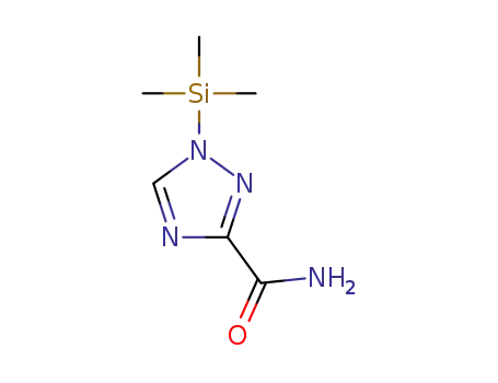 1-trimethylsilyl-1H-1,2,4-triazole-3-carboxamide