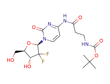 4-N-[3-N-(tert-butoxycarbonyl)-3-aminopropanoyl]-2′-deoxy-2′,2′-difluorocytidine