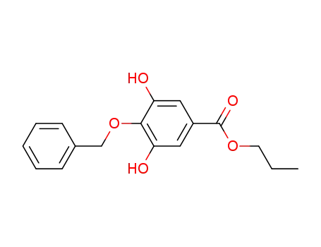 4-benzyloxy-3,5-dihydroxy-benzoic acid propyl ester
