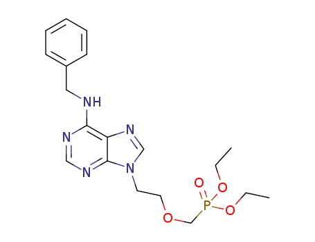 O,O-diethyl((2-(6-(benzylamino)-9H-purin-9-yl)ethoxy)methyl)phosphonate