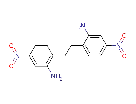 Molecular Structure of 90018-60-3 (Benzenamine, 2,2'-(1,2-ethanediyl)bis[5-nitro-)