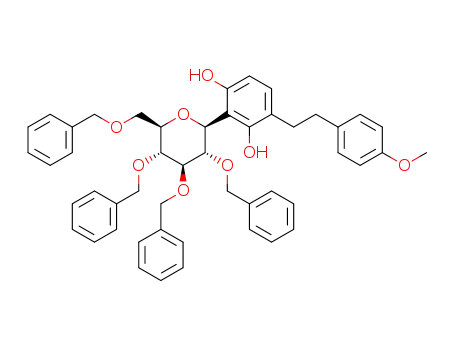 4-(4-methoxyphenethyl)-2-C-(2,3,4,6-tetra-O-benzyl-β-D-glucopyranosyl)-1,3-dihydroxybenzene
