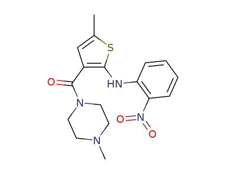N-{5-methyl-3-[(4-methylpiperazin-1-yl)carbonyl]thien-2-yl}-N-(2-nitrophenyl)amine