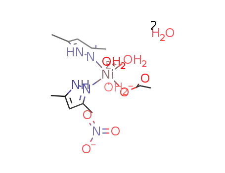 [Ni(3,5-dimethylpyrazole)2(CH3COO)(H2O)3]NO3·2H2O