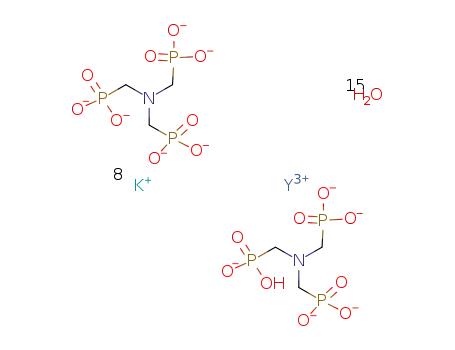 octapotassium monohydro-bis-nitrilotris(methylenephosphonato)yttriate pentadecahydrate