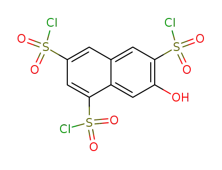7-hydroxy-naphthalene-1,3,6-trisulfonyl chloride