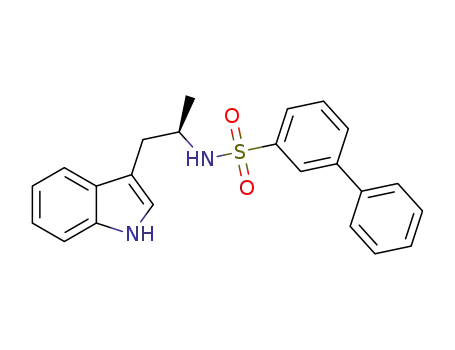 (R)-N-(1-(1H-indol-3-yl)propan-2-yl)-[1,1'-biphenyl]-3-sulfonamide