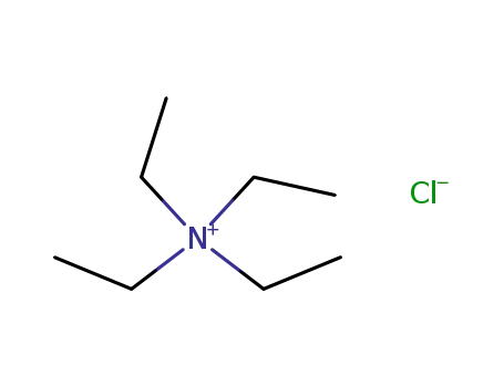Molecular Structure of 56-34-8 (Tetraethylammonium Chloride)