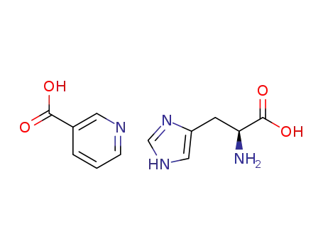(S)-1-carboxy-2-(1H-imidazol-4-yl)ethanaminium nicotinate