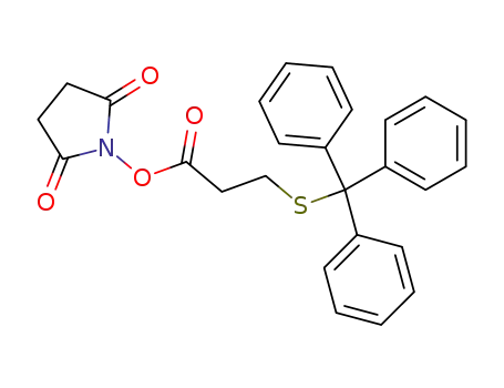 Molecular Structure of 129431-12-5 (Mpa(Trt)-OSu)