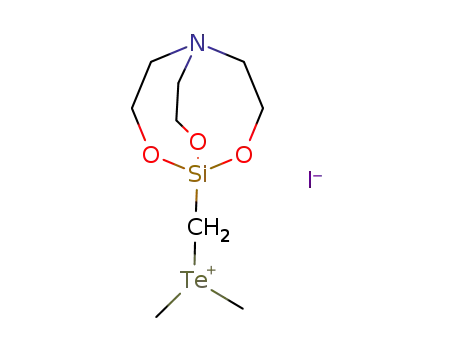 dimethyl(silatran-1-yl-methyl)telluronium iodide