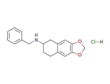 2-(N-benzylamino)-6,7-(methylenedioxy)-1,2,3,4-tetrahydronaphthalene hydrochloride