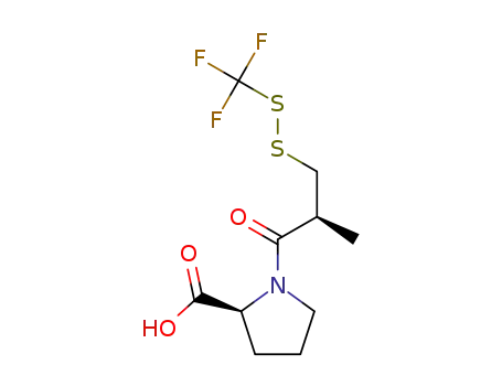 ((S)-2-methyl-3-((trifluoromethyl)disulfanyl)propanoyl)-L-proline