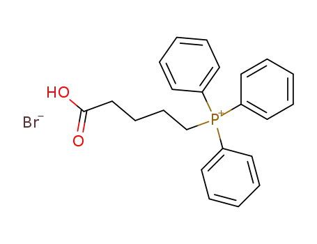 Molecular Structure of 17814-85-6 ((4-Carboxybutyl)triphenylphosphonium bromide)