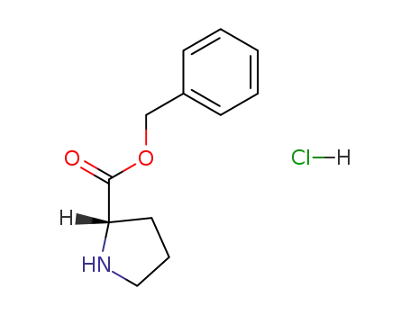 Molecular Structure of 16652-71-4 (L-Proline benzyl ester hydrochloride)