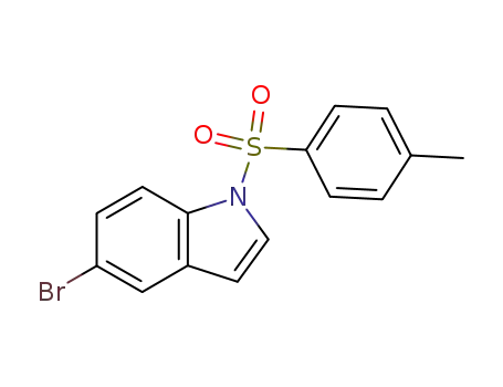 Molecular Structure of 96546-77-9 (5-bromo-1-(p-toluenesulfonyl)-1H-indole)